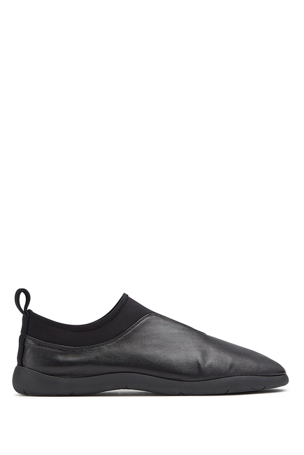 Bottega Veneta Slip-on Leather Sneakers